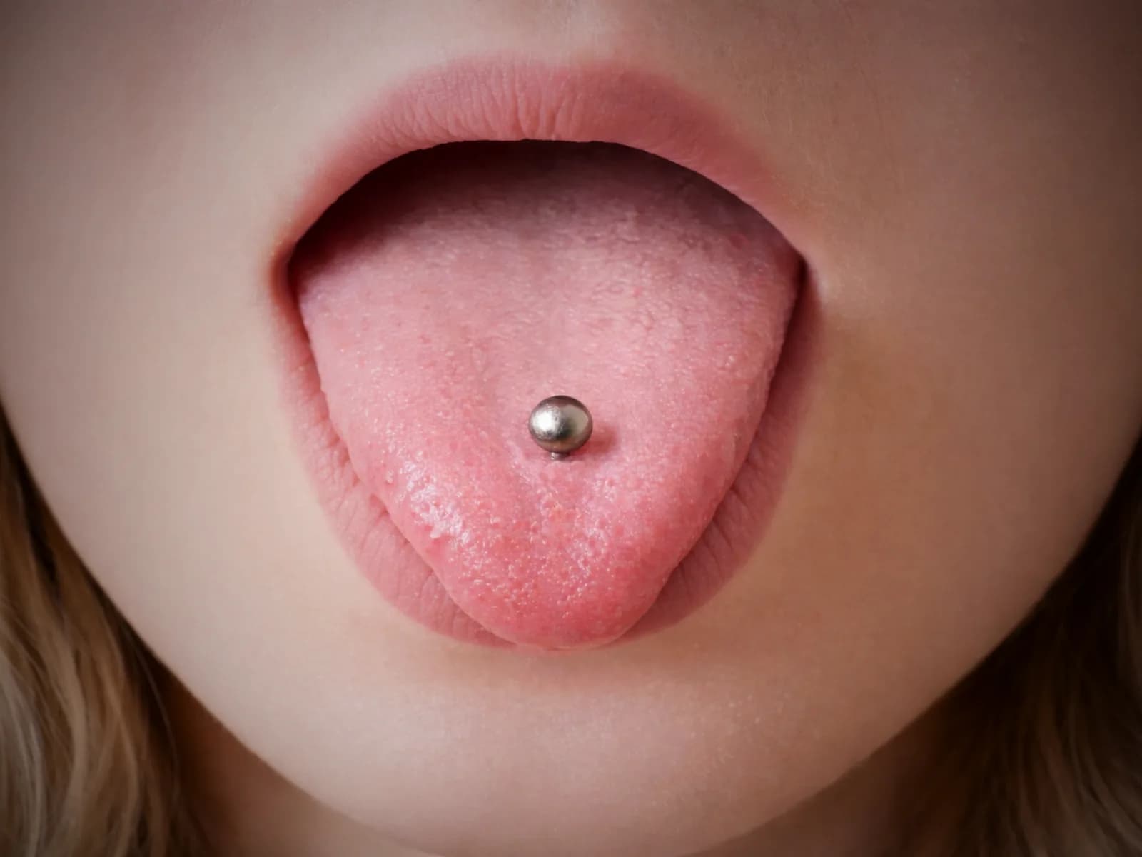 Dil piercing örneği