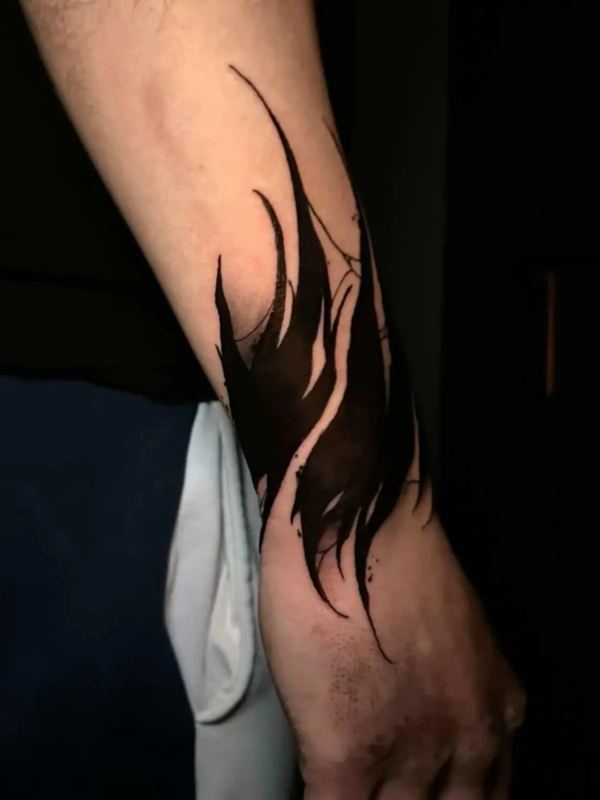 Blackwork dövme tasarımı – örnek 1