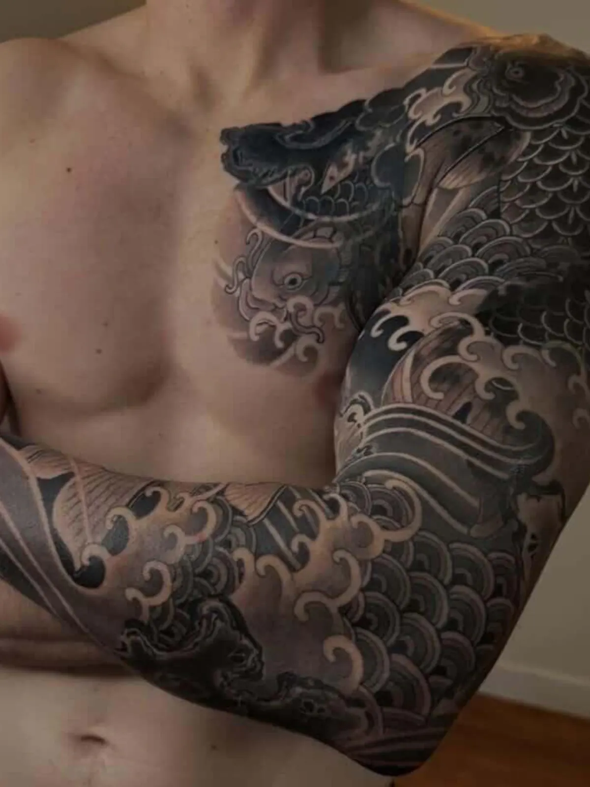 Blackwork dövme tasarımı – örnek 2